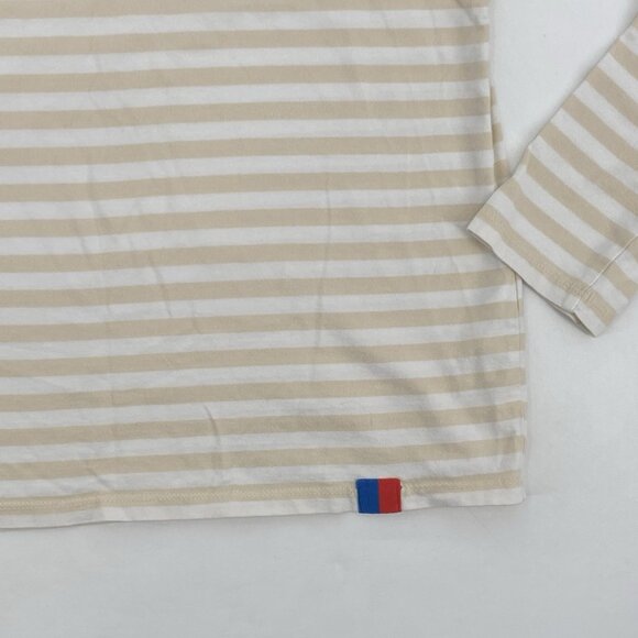 KULE Women's Size Small Cream White Striped Long Sleeve Shirt Cotton - Picture 6 of 12
